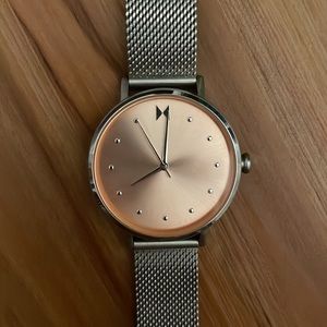 MVMT Rose gold and silver watch